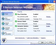 F-Secure Internet Security 2003 screenshot